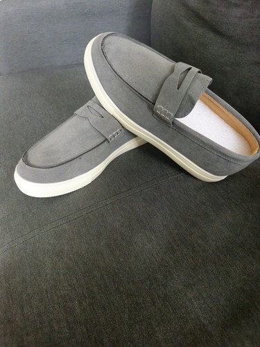 Mocassins homme daim gris - , à