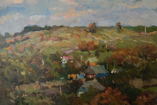 Oil painting path - painting,