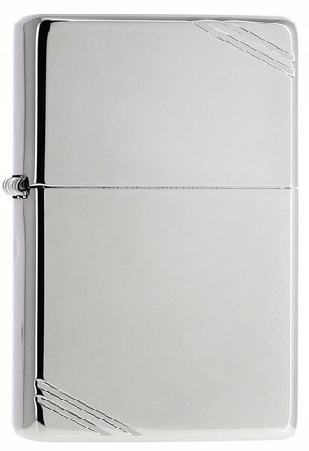 Briquet zippo chromé poli - briquet,