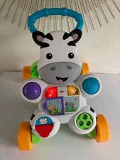 29 ⚜️ Jouer Assis ou en Marchant Jouet Fisher Price Mon Trotteur Zèbre Parlant