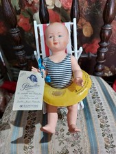 Bébé Petitcollin le véritable bébé 20 Cm Avec Sa Bouée Et Transat