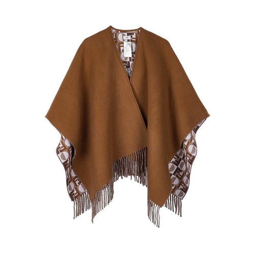 Fendi poncho réversible - poncho,