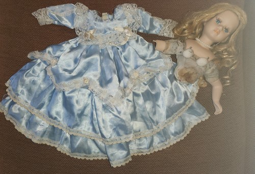 Tete robe poupée en - poupée,