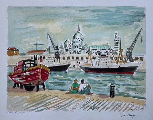 Brayer yves lithographie - brayer,