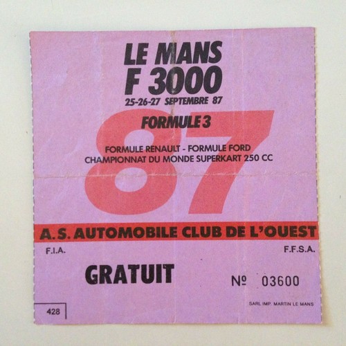 Billet mans f3000 - billet,