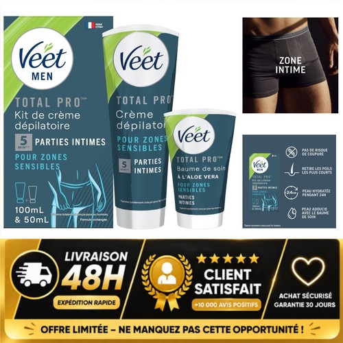 Veet men kit épilation - men,