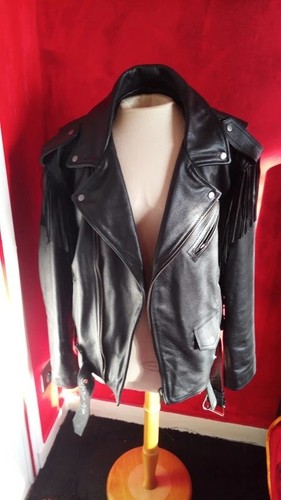 Perfecto cuir véritable - en,