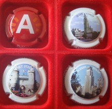 Capsules de champagne MOREL Yves N° 9, 12 a, 12 c et 12 d