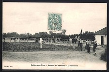 CPA Selles-sur-Cher, Annexe de remonte, L´abreuvoir 1907 