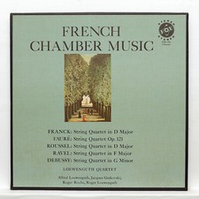 LOEWENGUTH QUARTET ⸺ FAURÉ, DEBUSSY French Chamber Music ⸺ VOX 3xLPs box NM