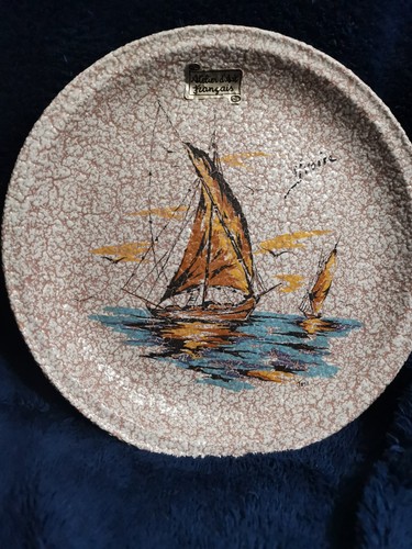 Assiette céramique vintage - assiette,