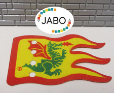 ( A11 / 6 ) Lego x376px1a Drapeau Chevalier 8x5 impression recto verso 6056 6076