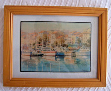 CADRE PLAQUE Vue sur le Port