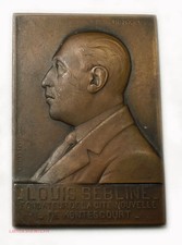 (FR1) RARE Médaille plaque