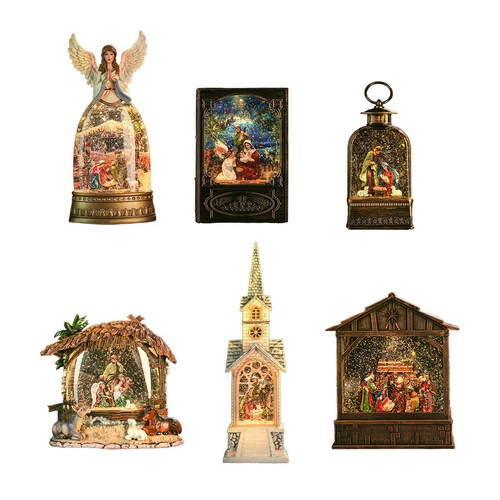 Crèche noël boule à - crèche,
