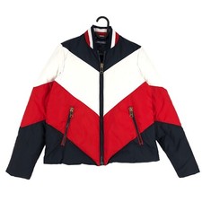 Veste Bomber Doudoune Colorblock Femme Tommy Hilfiger Taille 2XS
