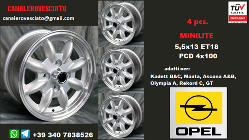 Jantes minilite - minilite, 5,5j