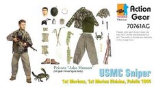 1/6 Dragon Original Action  Private "Jake Hanson", USMC Sniper1set Mari+figurine