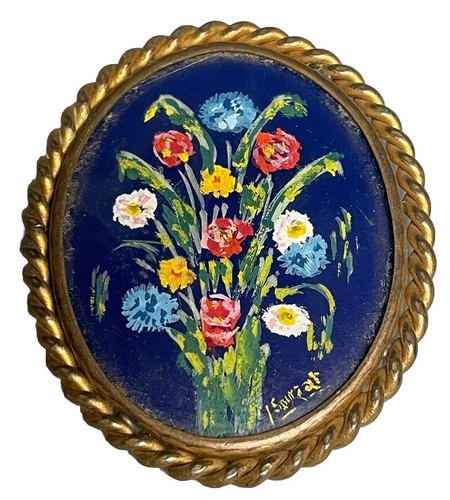 Broche porcelaine limoges - broche,