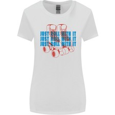 Patinage À Roulettes Juste Roulez Avec Ça Bottes Femmes Coupe Plus Large T-Shirt