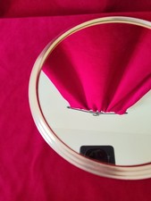 Plateau Miroir 23cm Or