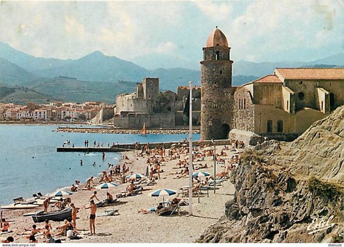 Carte postale collioure - carte,