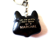 porte clés automobile MARCHAL garages stations chat éclairage