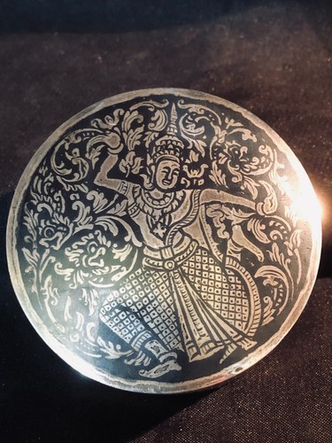 Ancienne boite poudrier - boite, en