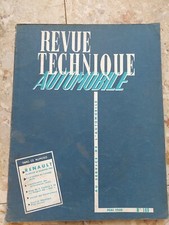 RTA  Revue technique Renault Floride - Gordini 1960