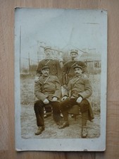 Carte-photo guerre 1914 poilu