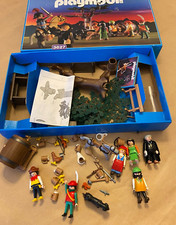 Ancien Playmobil Grand Set 3627 Moyen Age festin médiéval complet