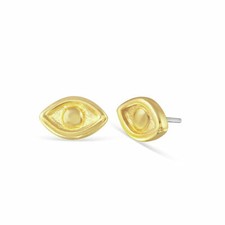 14k Solid Gold Evil Eye