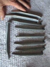 9 Anciens Piquets Fer à ancienne Toile de Tente idéal Randonné Camping Campeur
