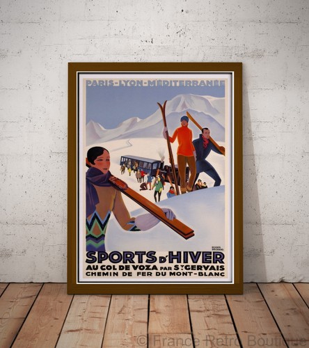 Affiche poster ski - affiche-poster, sports
