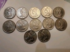 12 Pièces De 1 Franc Buste de Marianne 1992
