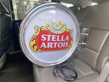 Stella Artois Beer Lighted