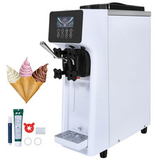 VEVOR Machine À Crème Glacée Appareil À Glace Italienne 10 L/H Type Comptoir