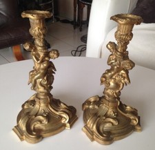 Trés Belle Paire bougeoirs