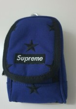 Sac À Dos Numérique FW13 Supreme Stars En Tissu Cordura Bleu Très Rare