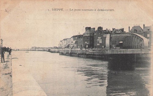 Dieppe pont tournant à - dieppe,