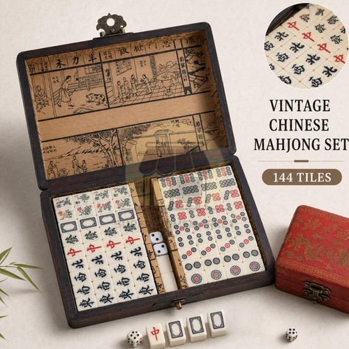 Chinese mah jong 144 - chinese, mah-jong