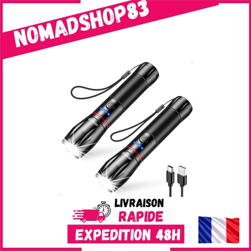 Lampe torche led - led, rechargeable