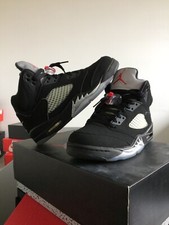 Nike Air Jordan 5 Black Metallic Silver (2016) T. 8,5 Us 42 eur