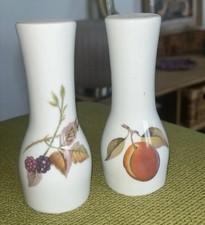 Salière Poivrière Royal Worcester Vintage 