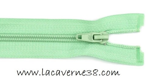 Fermeture éclair 12cm bleu