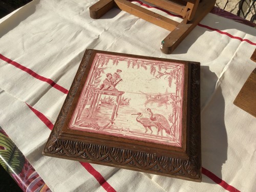 Dessous plat ancien - ,