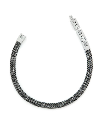 Bracelet steel noir zirconium - noir,