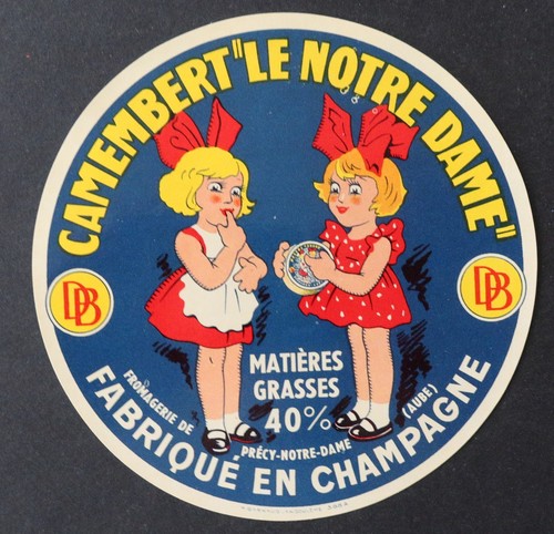 Etiquette fromage camembert - camembert, le