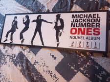 MICHAEL JACKSON PLV  PROMO DISPLAY   Numbers OneRARE!!!!!! FRENCH