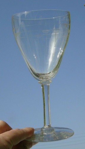 Verre vin rouge cristal - rouge, en